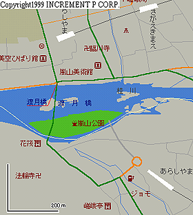 嵐山周辺