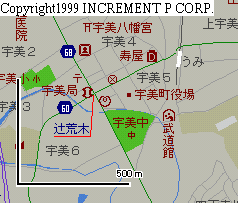 宇美地区地図