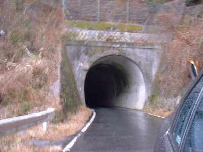 柏木隧道 恵那側坑口