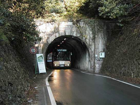 トンネル 旧 小峰 秋川街道の旧道小峰峠・なぜか電灯が灯っている小峰隧道